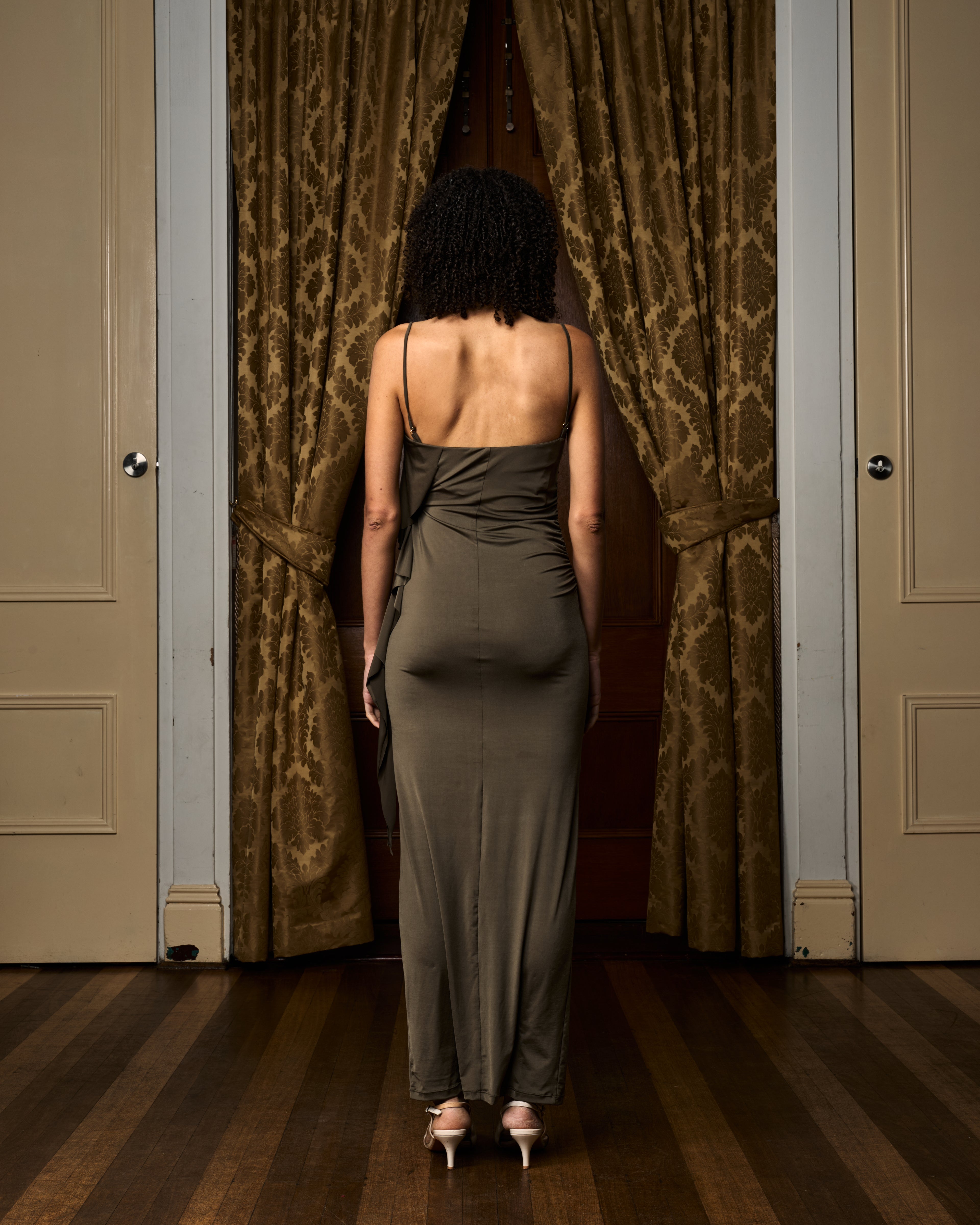 Blissful Maxi Drape Dress